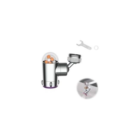 Aireador para grifo de cocina Crezuo con filtro de piedra médica, rociador aireador de 360 grados, dos modos de salida de agua, para cocina y baño.