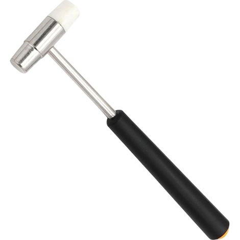 Jewelers Hammer Double Head with Handle, Mini Metal Plastic Mallet for Watch Repair Jewelry Crafts Musical Instruments (1/5)