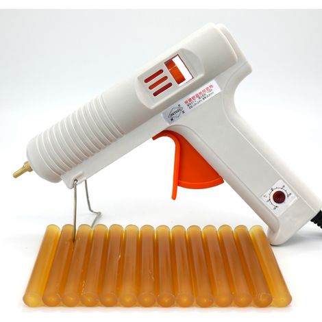 Pistolet colle chaude 120W UE numérique réglable 10 bâtons (1/5)
