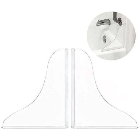 VURAHOME - Pack de de 2 protections , XU,anti-éclaboussures autocollantes pour baignoire, produit qualité supérieure, durable et fiable, matériaux sélectionnés, conforme normes - (1/4)