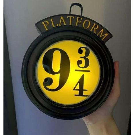 Harry Potter Hanging 9 3/4 Night Light, Lampe à suspension en métal 20th Anniversary Movie Lover Gift (1/4)
