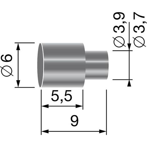 Tope funda - polea 5,0 mm