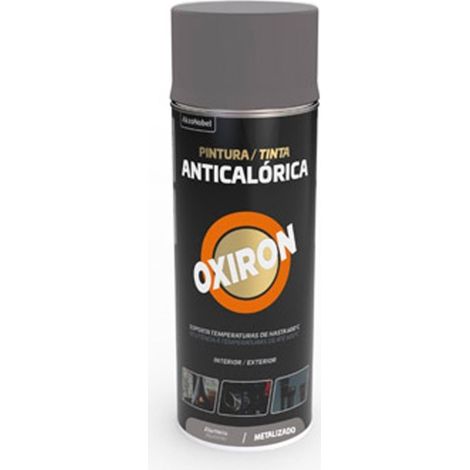 Pintura anticalorica spray oxiron titan 400 ml aluminio (1/2)
