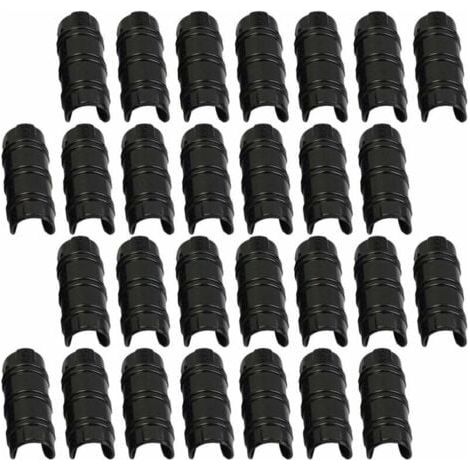 30pcs 32mm Serre Clips,Pinces à Tuyau pour la Fixation des Housses au Jardin Serres,des Films,des Plantes (1/4)
