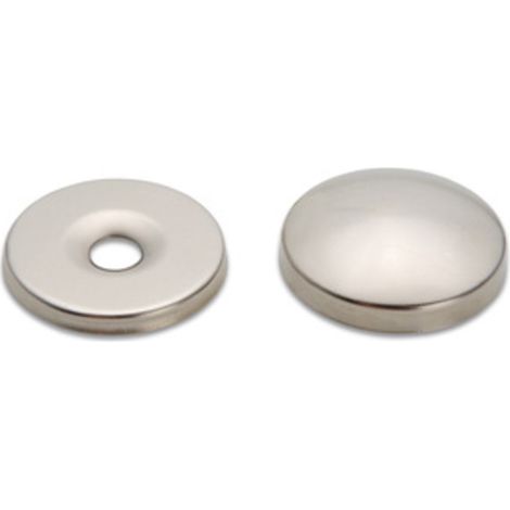 BORCHIA COPRIVITE OTTONE NICHELATO MM.16. Prezzo per 1 pezzo. (1/3)