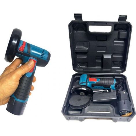 MINI FLEX SMERIGLIATRICE A BATTERIA PORTATILE LITIO 12V 76MM 19500RPM