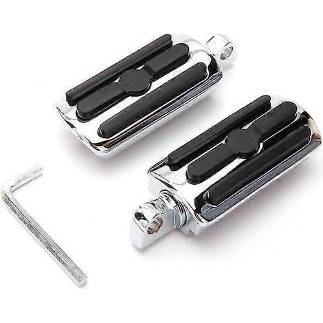 Universelle Motorrad-Fußrasten für den Highway-Bereich, 1 1/4" Sturzbügel, Fußstütze für Harley Davidson Street Glide Special Dyna Custom - CB20 (1/5)