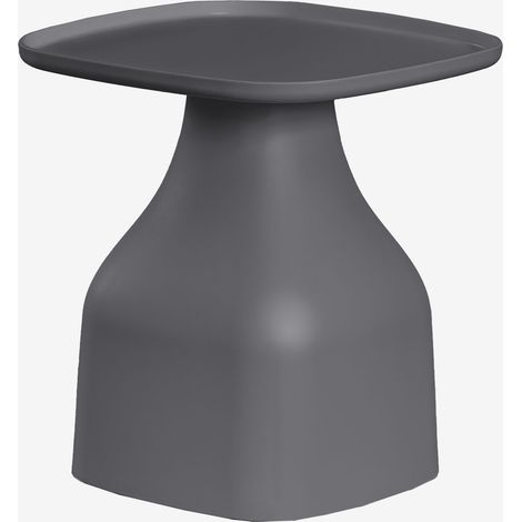 Mesa auxiliar para jardín cuadrada 50x50 cm en polipropileno Jubarri SKLUM