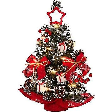 Décoration lumineuse en forme d'étoile à cinq branches pour sapin de Noël, 40 cm, rouge. (1/5)