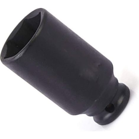 Douille à impact 1/2" Écrou de moyeu de 34 mm Clé à cliquet hexagonale Hauteur : 8 cm Pour pneumatique clés cliquets (1/5)
