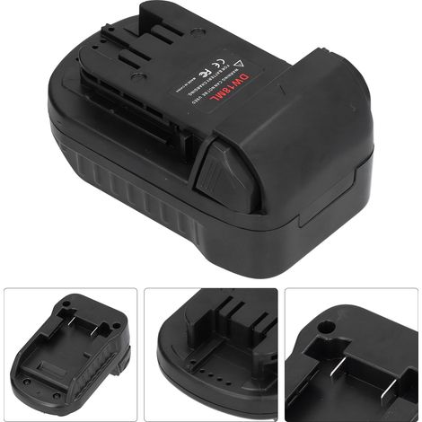 Adaptateur de batterie de remplacement pour batterie au lithium Milwaukee 18V DW18ML (1/5)
