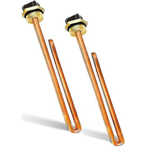 26-27 Deux éléments chauffants pour chauffe-eau He 55220, adaptés aux chauffe-eau électriques Pou 6, 8 et 11. (1/5)