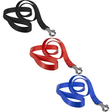 GUINZAGLIO PER CANE 'CLUB G' cm 120  x mm 20 - rosso- 2 pezzi  - FERPLAST