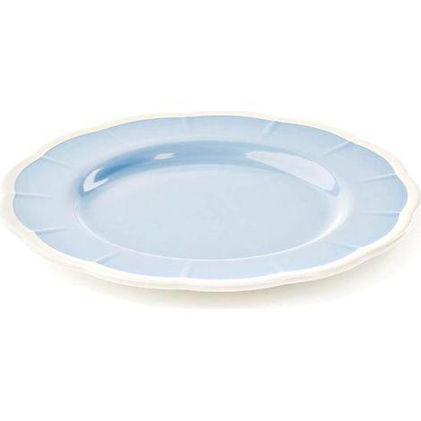 GUZZINI Piatto Dessert Melamina Flora D 21 Cm Table Decor Celeste Polvere (1/2)