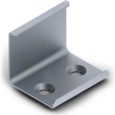 SUPPORT DE MONTAGE POUR PROFILÉ POUR RUBAN LED ALU-45 - ACIER À RESSORT - ARGENT VELLEMAN MC-D2 (1/3)