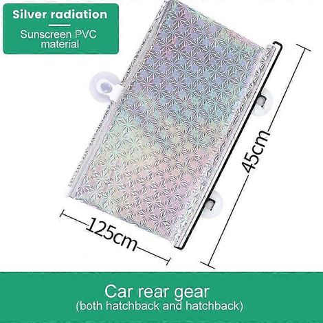 Pare-soleil rétractable pour voiture, protection solaire pour pare-brise avant, rideaux pare-soleil intérieurs, accessoires de protection du pare-brise, couleur ivoire (1/5)