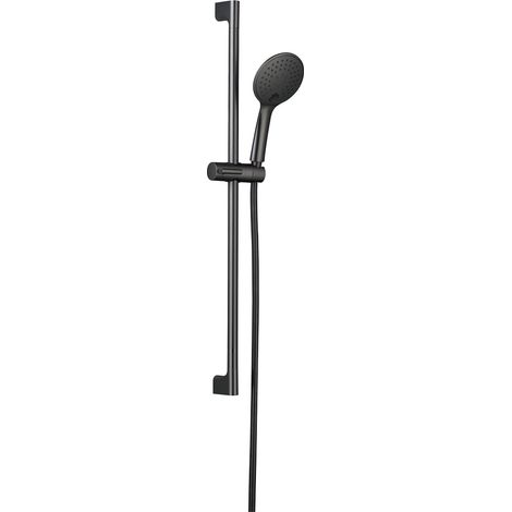 Essebagno Luisa Set Duschstange metallic-grau 3-teilig
