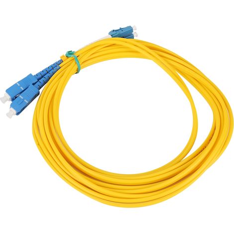Câble de raccordement fibre optique 9.8ft SC-LC monomode PVC pour réseau (1/5)