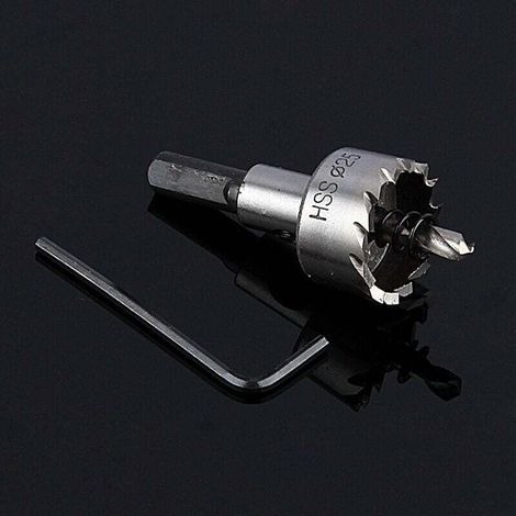 25 mm stainless steel hole saw (1/4)