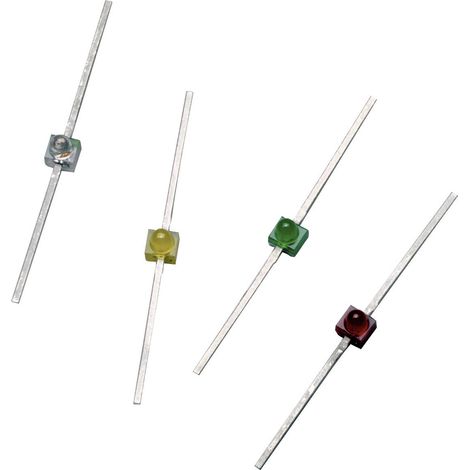 Broadcom HLMP-6400 LED bedrahtet Gelb Gewölbt 1.9 mm 9 mcd 90 ° 10 mA 2 V (1/2)