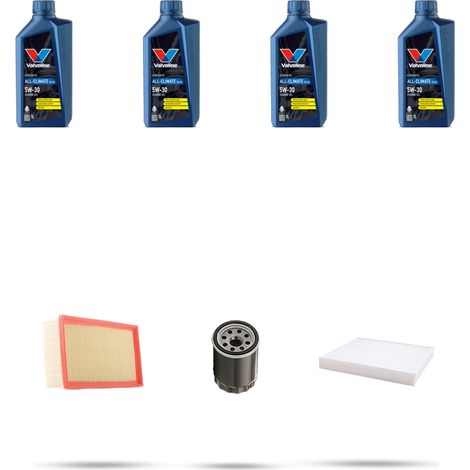 Kit tagliando 3 FILTRI e 4L OLIO compatibile con Opel Mokka Mokka X 1.4 Turbo 112kw Dal 2016 (1/5)