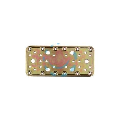 PIASTRA DI GIUNZIONE PESANTE DRITTA ART.774 - mm.180x90x2,2 spess.