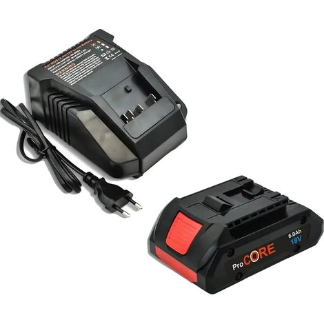 Batterie Li-ion, capacité de 5000mAh, compatible avec les outils électriques 18V, 6.0Ah 1pc Chargeur 1p, 18V-f (1/2)