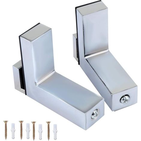 staffe di fissaggio a parete per mensole in vetro/legno con spessore da 5 a 30 mm - Fei Yu (1/5)