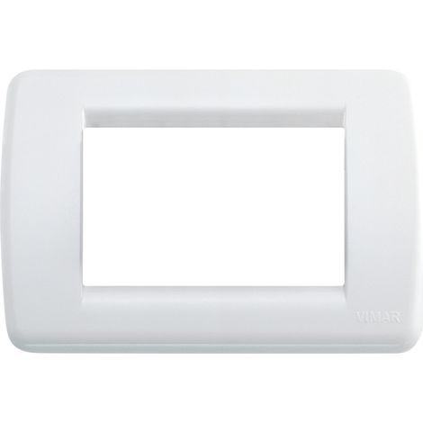 VIMAR - 16763.01 Placca Rondo 3M bianco brillante