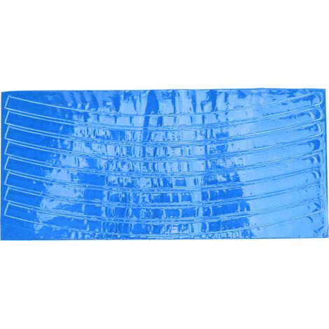 Autocollants Réfléchissants Pour Jantes De Vélo - Haute Visibilité Nocturne - Compatible Freins V Et Disque - Lot De 6 Bandes (1/5)
