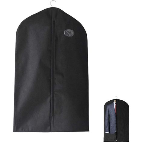 Housse de protection pour vêtements 60 x 100 cm, 1 pièce, avec fenêtre transparente, anti-poussière, idéale pour les voyages ou le rangement à domicile. (1/5)