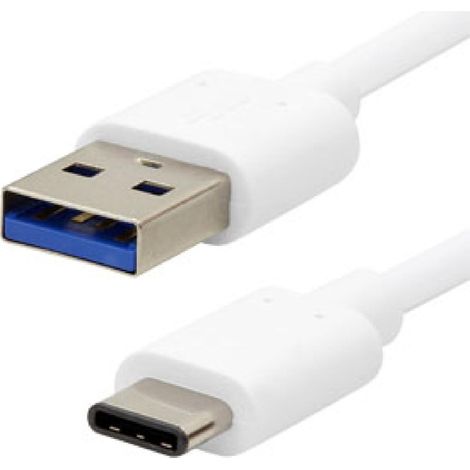 Cable de charge USB-C 2.0 1m - Blanc - Moxie