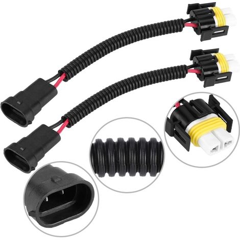 Paar Umrüststecker für Nebelscheinwerfer H11 H8 Fassung