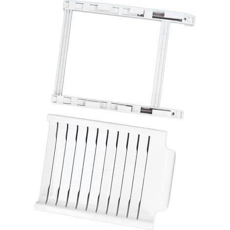 Support de rangement pour réfrigérateur, étagère extensible avec rails coulissants et sacs de conservation hermétiques (1/5)