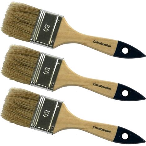 Wilpeg Pinceau à peinture - 3 pièces - Taille:40 mm