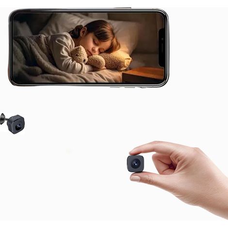 Mini Camera WiFi sans Fil 1080P Enregistrement Détection de Mouvement Surveillance 2.4GHz (1/5)