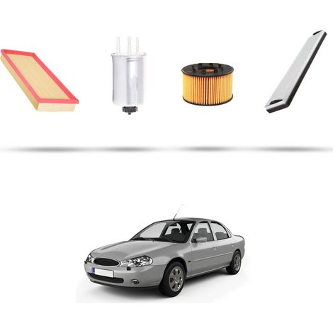 Kit tagliando 4 filtri compatibile con Ford Mondeo III 2.2 TDCi 114kw dal 2004 al 2007 (1/5)