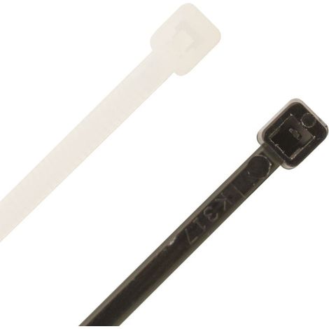 Collier Serre-câbles Noir Fixation Durable En Nylon 6.6 - Elbac (1/2)