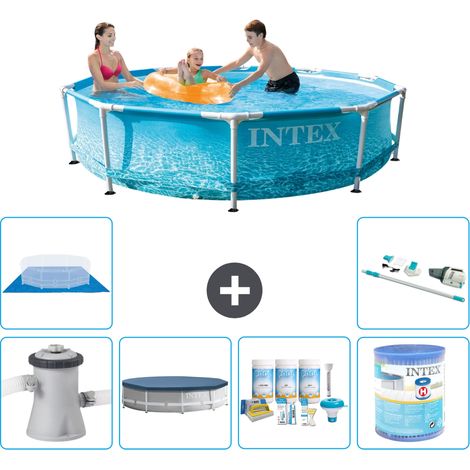 Intex Piscine Tubulaire Ronde - 305x76 cm - 7-pièces S41367 (1/4)