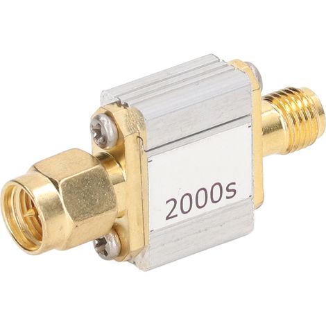 Filtre passe-bande dédié récepteur RFID 2000MHz, bande 1985-2015MHz, connecteur SMA, composant RF haute performance, idéal pour applications sans contact, faible perte d'insertion, précision accrue. (1/5)