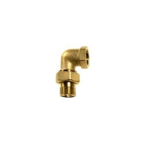 Bocchettone in ottone sbiancato conico diam. 1/2"