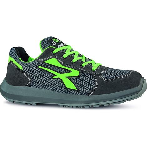 Scarpe Antinfortunistiche Estive U Power Gemini S1p Grigio/Verde 42