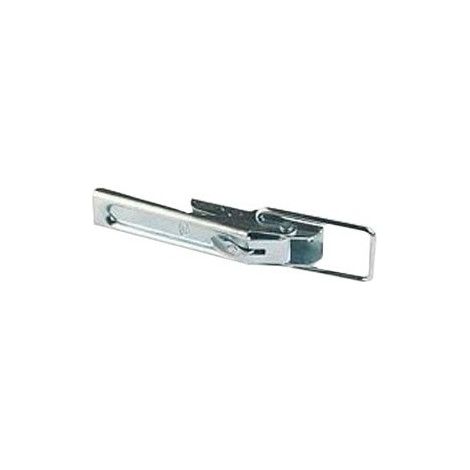 Maxter – Grenouillère à cliquet de sécurité – Entraxe fixation 80 mm – Pour cadenas – Usage intensif pour chantiers humides (1/2)