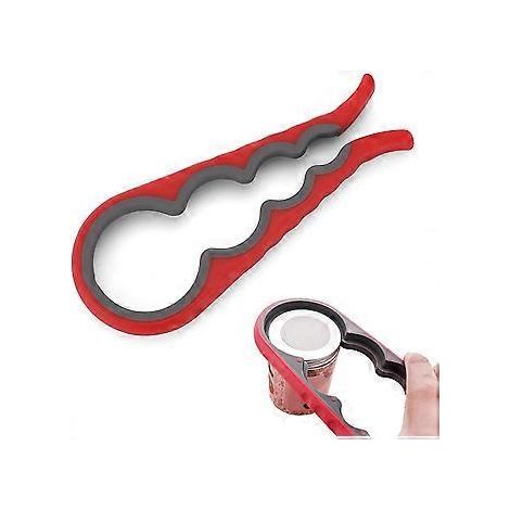 L'outil indispensable en cuisine pour les personnes âgées et les personnes souffrant d'arthrite : ouvre-bocal ergonomique, avec poignée antidérapante et tailles réglables, cadeau idéal pour les femmes