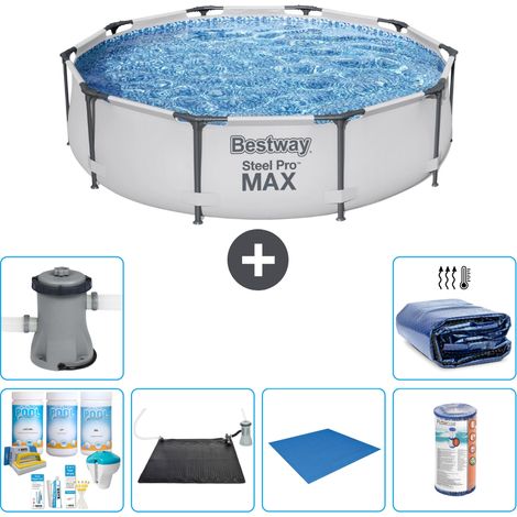 Bestway Bestway Steel Pro MAX Ronde - 305x76 cm - 7-pièces S21658 (1/5)