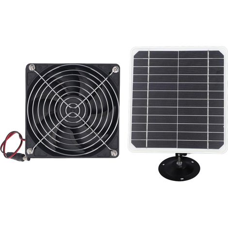 Kit de Ventilateur D'extraction à énergie Solaire, Efficace et écologique, pour Maison D'animaux Domestiques, en Silicium Monocristallin ABS, Ventilateur D'aération Solaire de 6,5 Pouces (1/5)