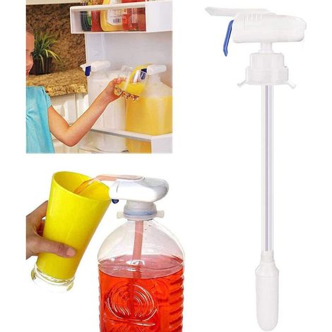 Distributeur automatique boissons 1 unité, distributeur lait pour réfrigérateur grand format, sans contact, anti-débordement