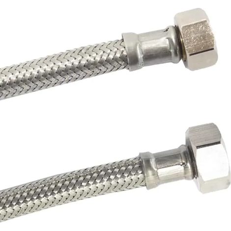Flexible Inox DN8, 3/8 x 1/2, 2000mm - Pour Eau Potable (1/2)