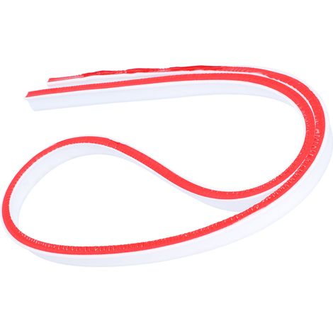 Barrière d'eau en caoutchouc silicone 2m x 15mm, souple pour joint étanche salle de bain (1/5)