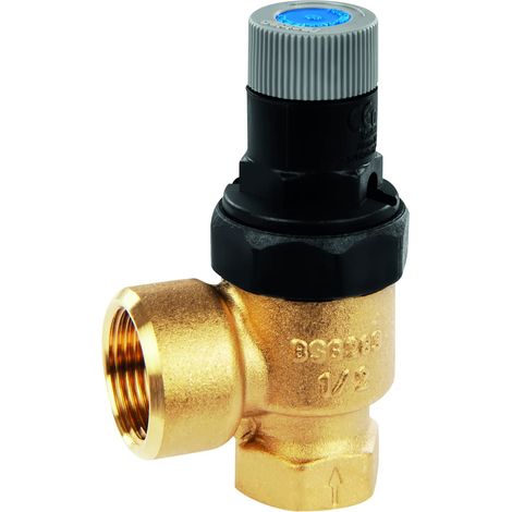 Resideo Soupape de sécurité à membrane SM152 Laiton AB, 3/4", SM152-3/4AB